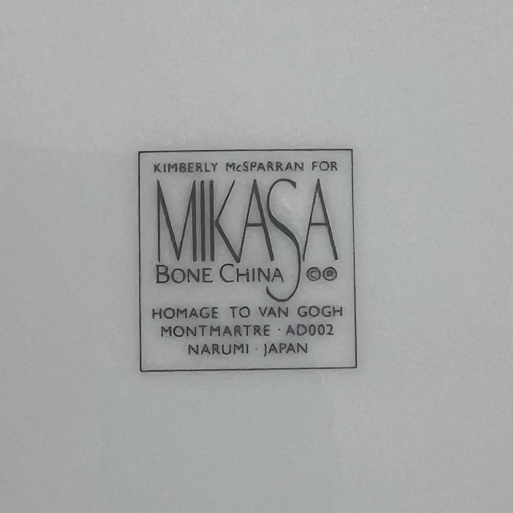 Mikasa Montmartre cups and saucers, bread and butter plates, and salad plates - Picture 7 of 17